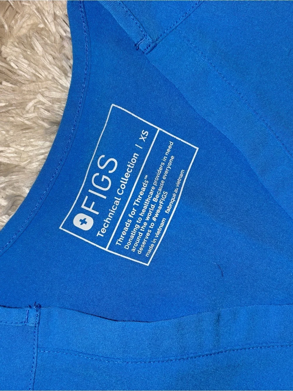 FIGS scrubs set - limited edition technical collection blue color